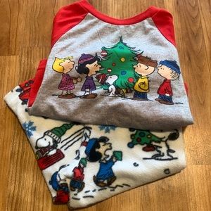 Peanuts Christmas Pj, 2t Christmas colors